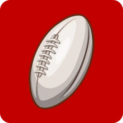 Disco voador estilizado apresentando anéis concêntricos azuis, brancos e vermelhos com efeitos de desfoque de movimento. Adequado para conteúdo de frisbee, esportes de disco, atividades ao ar livre e esportes recreativos.